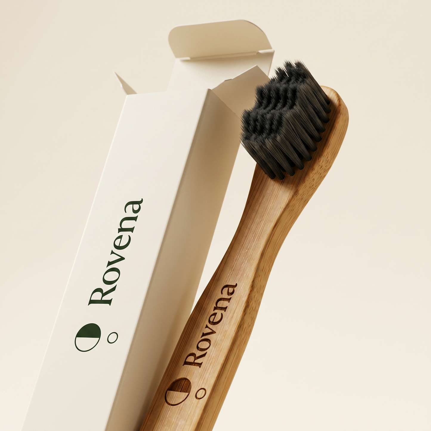Brosse à dents Rovena · Bambou & Charbon