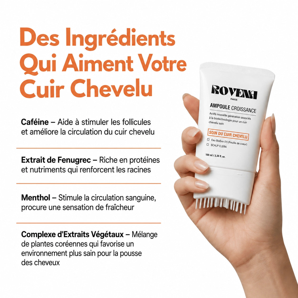 Sérum pour la croissance des cheveux