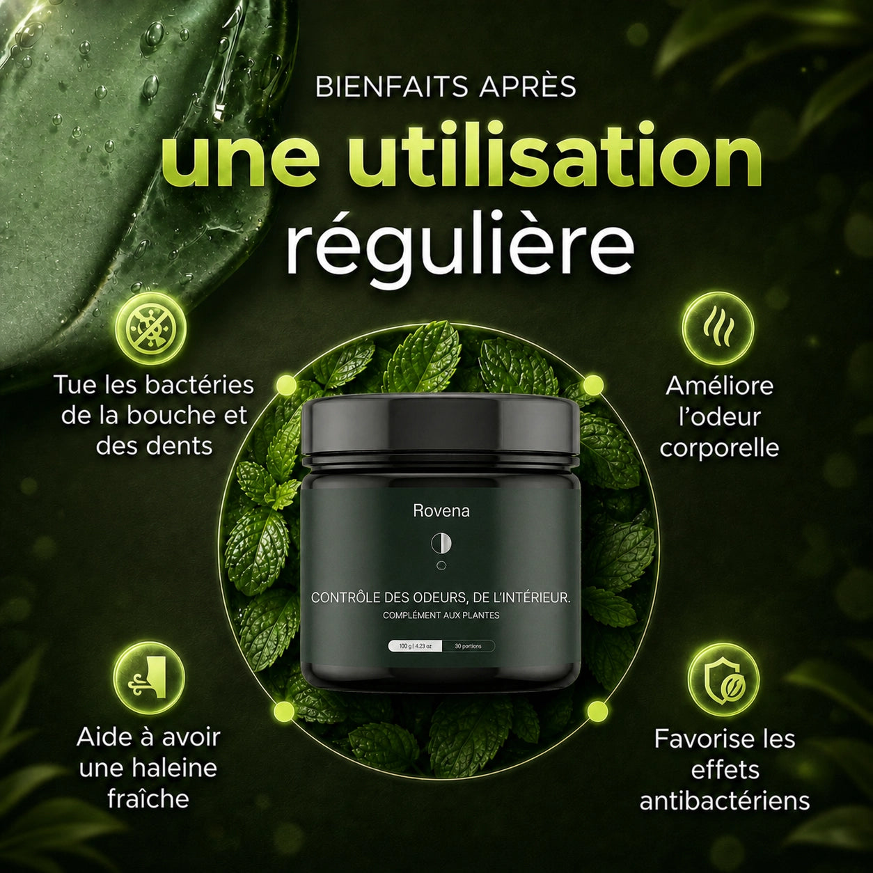 ROVENA - Neutralisez la mauvaise haleine à la source